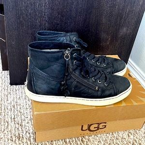 UGG Tassel Zippered High Top Sneakers